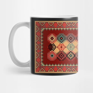 Navajo Pattern Tribal Ethnic Hand Drawn Mug